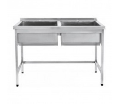 ВАННА МОЕЧНАЯ 2 СЕКЦИОННАЯ, СВАРНАЯ / 1000*600*850ММ/ НЕРЖ.СТАЛЬ ВАННА МОЕЧНАЯ 2 СЕКЦИОННАЯ, СВАРНАЯ / 1000*600*850ММ/ НЕРЖ.СТАЛЬ