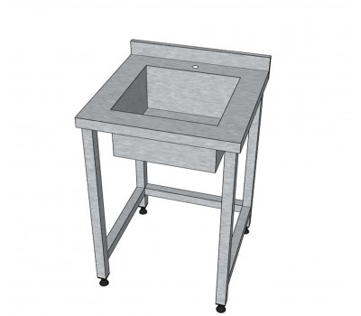 Ванна моечная сварная 600*600*850 мм / нерж. сталь / РБ Ванна моечная сварная 600*600*850 мм / нерж. сталь / РБ